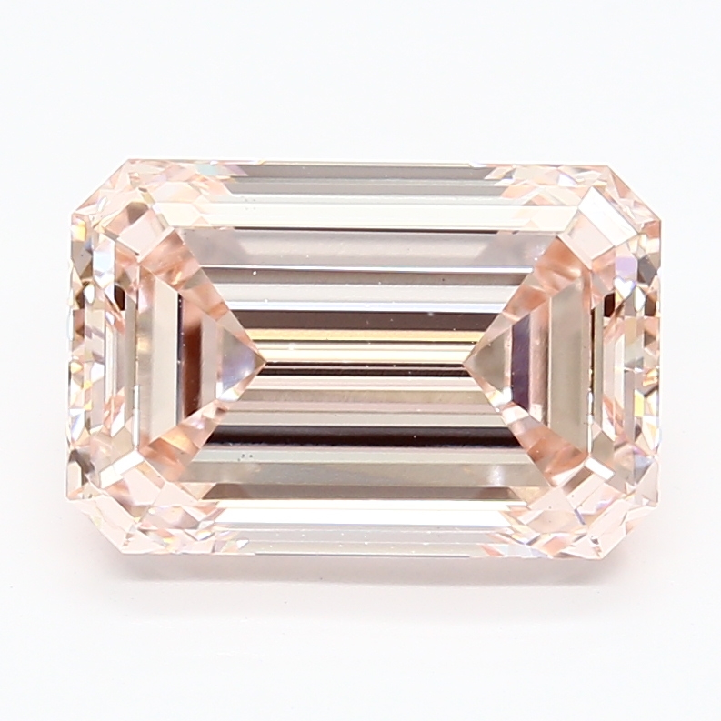 4.12-carat emerald diamond with null color, null cut, and VS1 clarity.