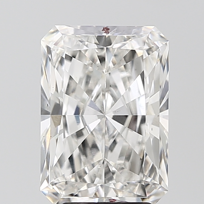 3.61-carat radiant diamond with F color, null cut, and VS1 clarity.