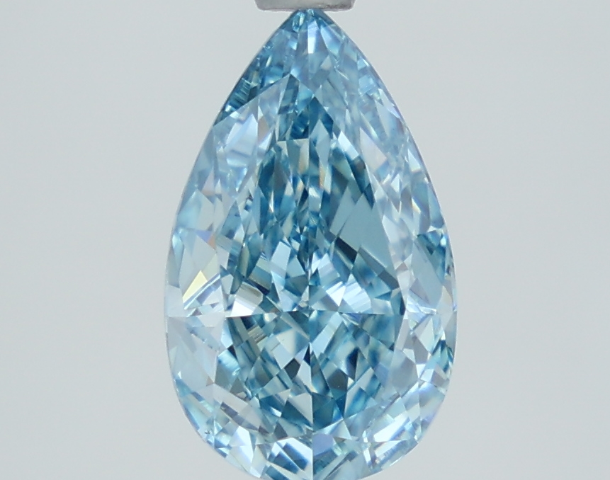 1.85-carat pear diamond with null color, null cut, and VS1 clarity.