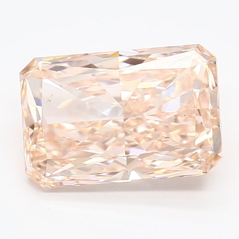 2.8-carat radiant diamond with null color, null cut, and VS1 clarity.