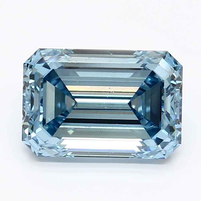 2.04-carat emerald diamond with null color, null cut, and SI1 clarity.