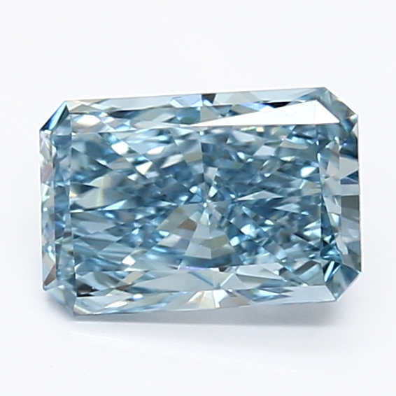 1-carat radiant diamond with null color, null cut, and VS1 clarity.