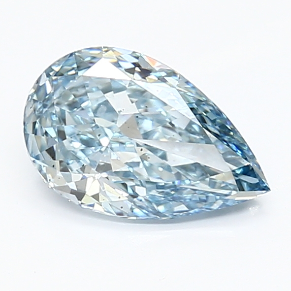 1.17-carat pear diamond with null color, null cut, and SI1 clarity.