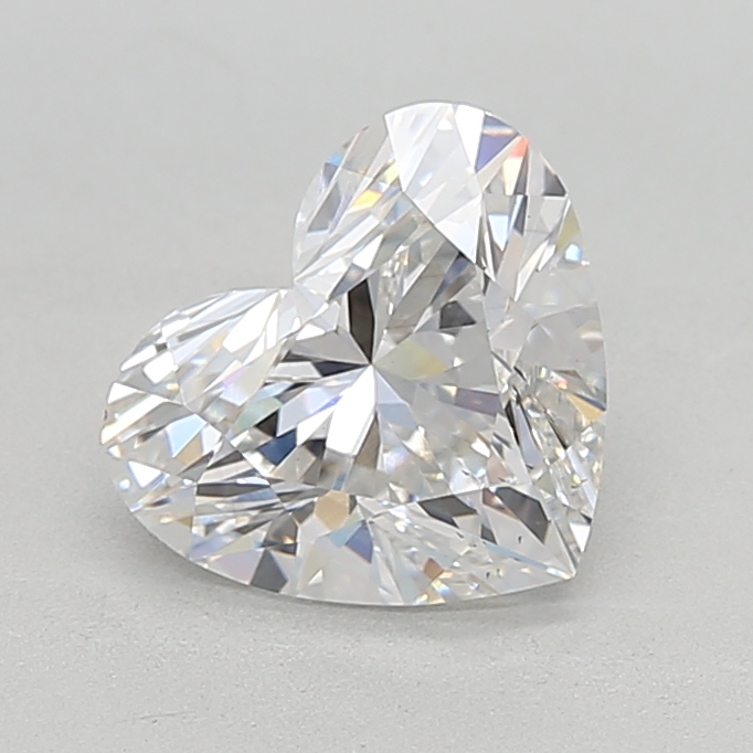 1.99-carat heart diamond with E color, null cut, and VS2 clarity.