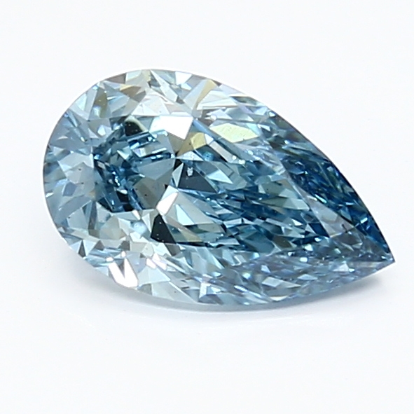 1.13-carat pear diamond with null color, null cut, and VVS2 clarity.