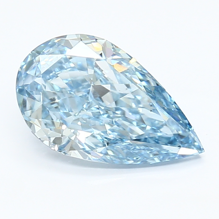 2.36-carat pear diamond with null color, null cut, and VS1 clarity.