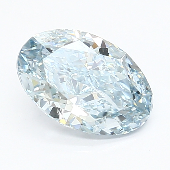 1.31-carat oval diamond with null color, null cut, and VVS2 clarity.