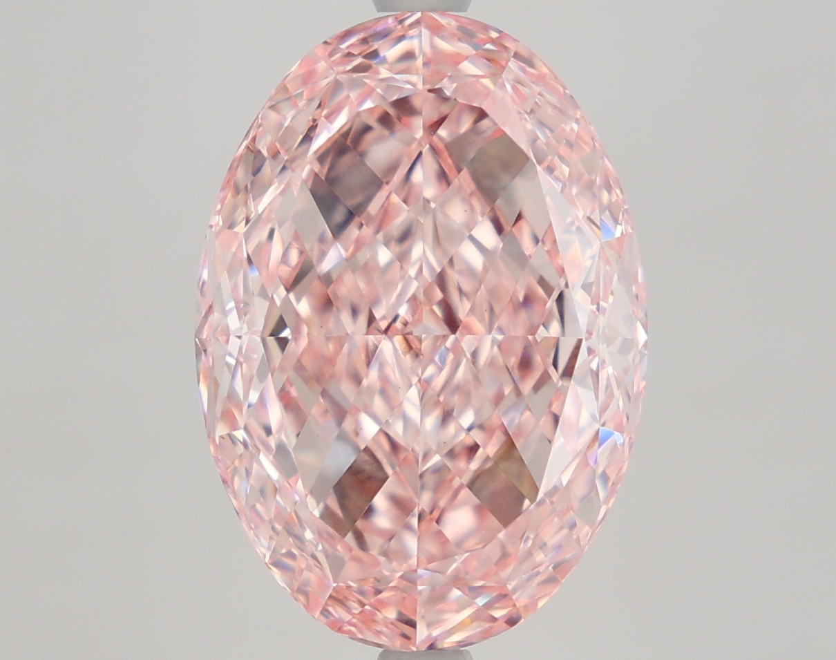 6.25 carat Oval lab-grown diamond
