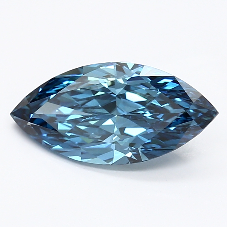 1.35-carat marquise diamond with null color, null cut, and VVS2 clarity.