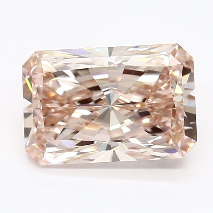 2.14-carat radiant diamond with null color, null cut, and VVS2 clarity.
