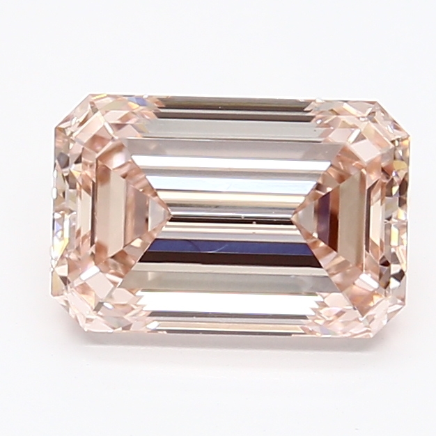 1.55-carat emerald diamond with null color, null cut, and VS2 clarity.