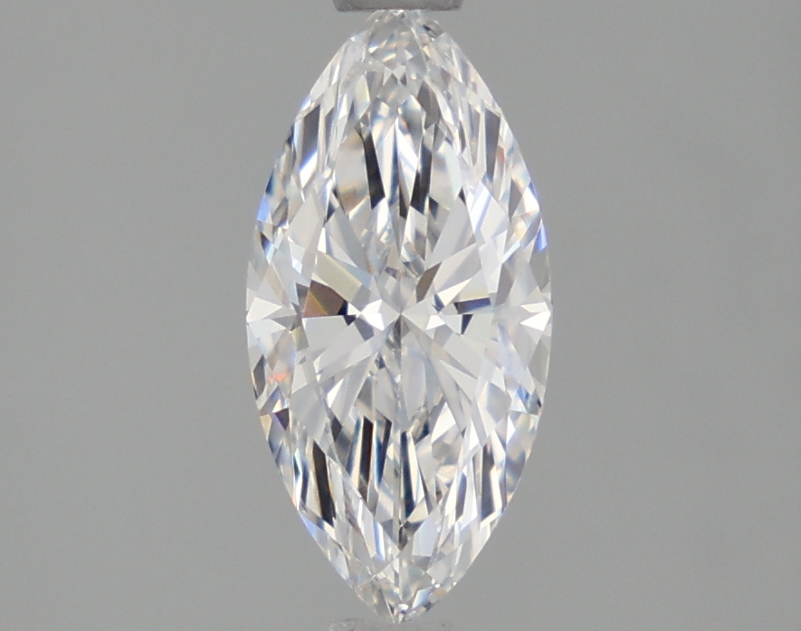 1.1-carat marquise diamond with D color, null cut, and VVS2 clarity.