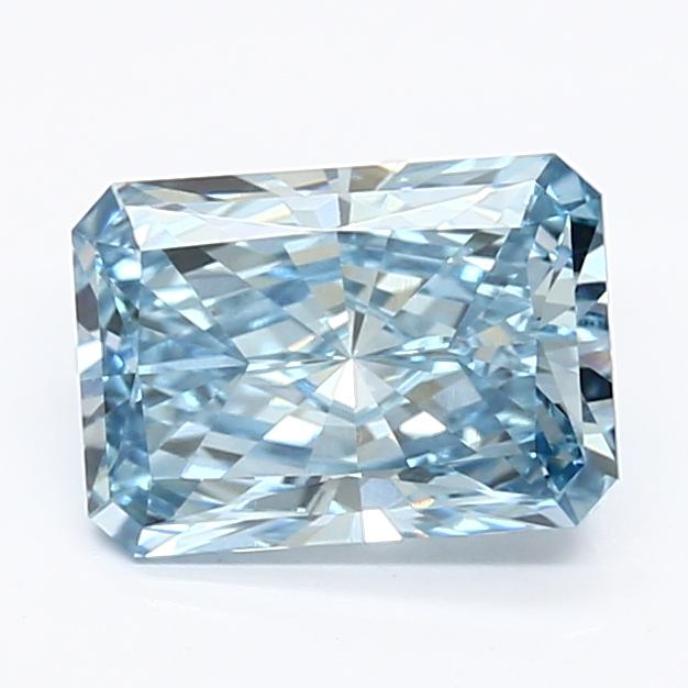 1.32-carat radiant diamond with null color, null cut, and VVS2 clarity.