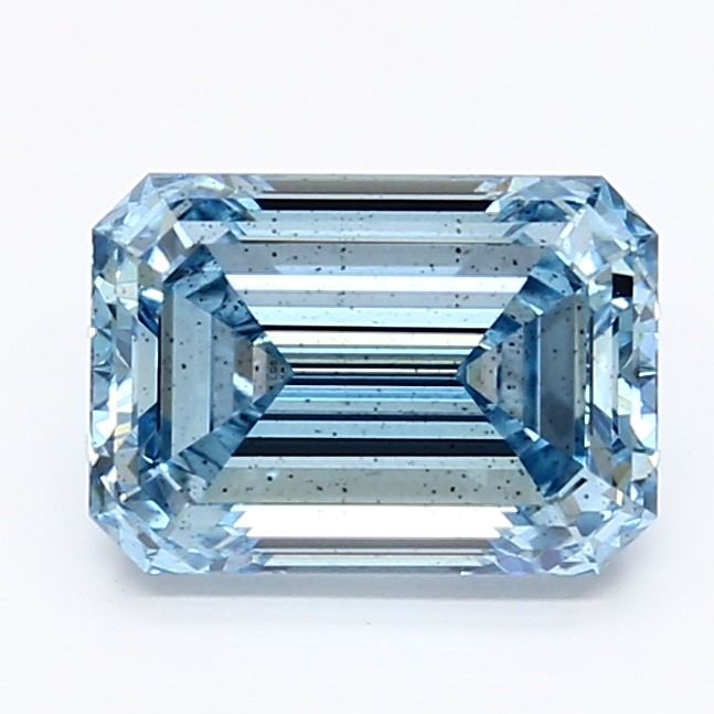 1.76-carat emerald diamond with null color, null cut, and SI1 clarity.