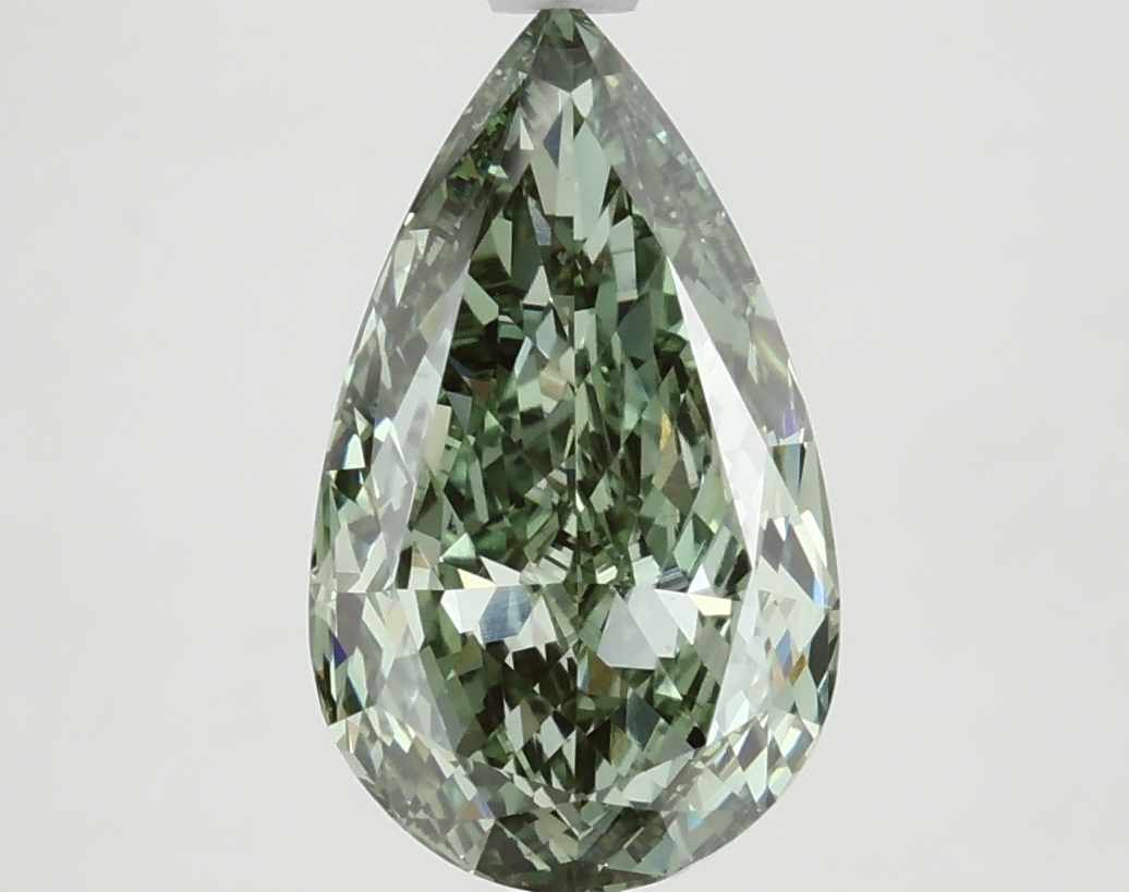 Pear 3.1ct Green VS1
