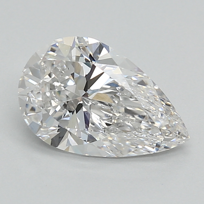 1.24 carat pear lab-grown diamond