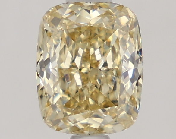 1.37-carat cushion diamond with null color, null cut, and VVS2 clarity.