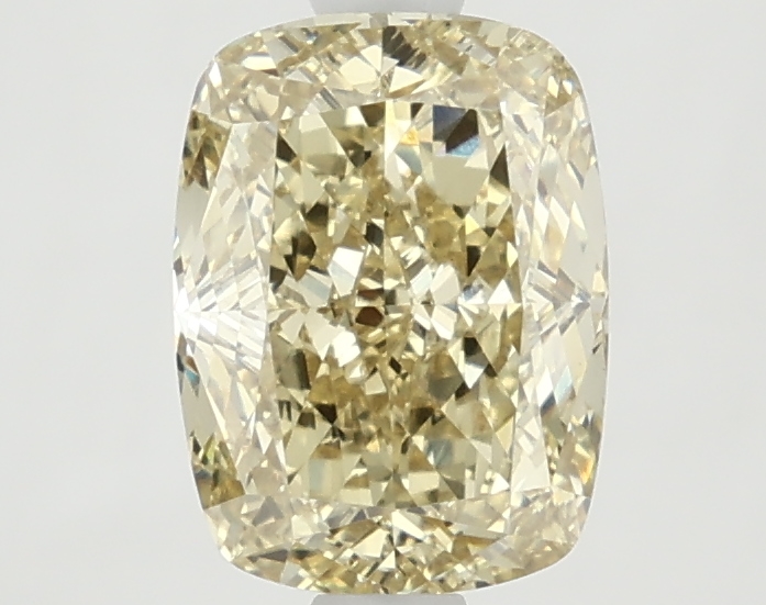 2.1-carat cushion diamond with null color, null cut, and VS1 clarity.