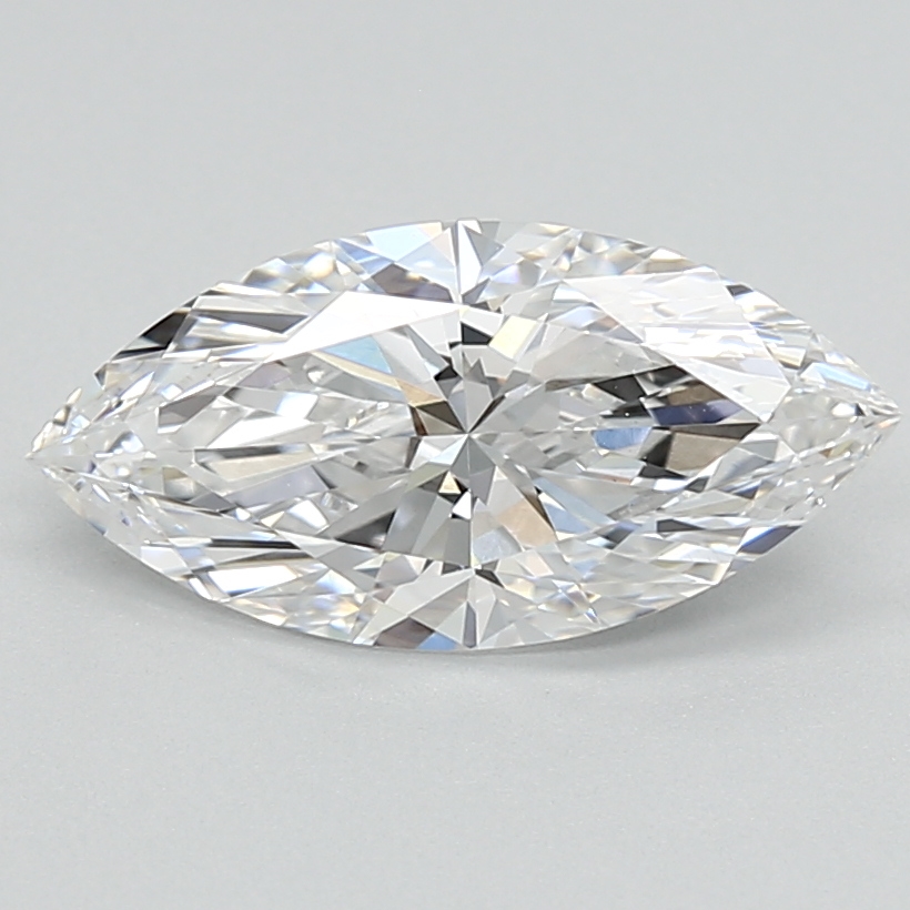 1.51-carat marquise diamond with D color, null cut, and VVS2 clarity.
