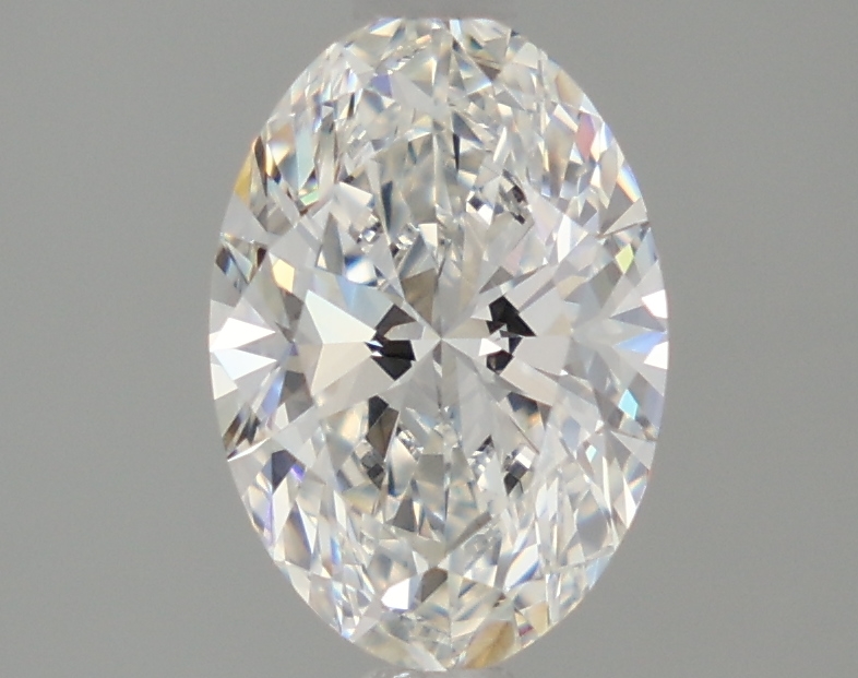 1.59-carat oval diamond with E color, null cut, and VVS2 clarity.