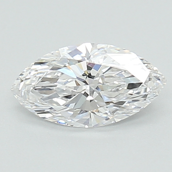 0.54-carat marquise diamond with D color, null cut, and IF clarity.
