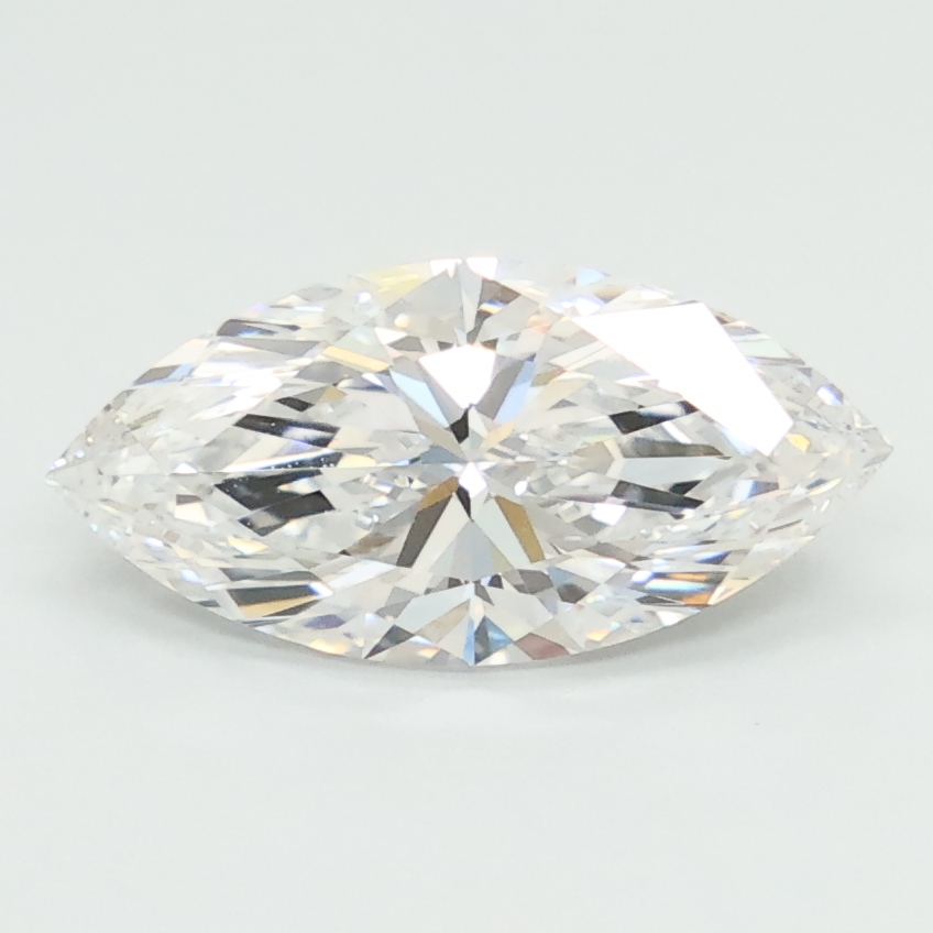 1.51-carat marquise diamond with D color, null cut, and VVS1 clarity.