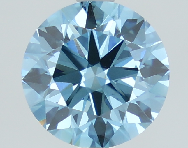 1.9-carat round diamond with null color, null cut, and VS2 clarity.