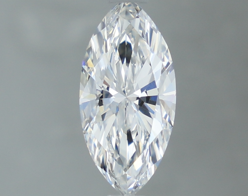 1-carat marquise diamond with E color, null cut, and VVS1 clarity.
