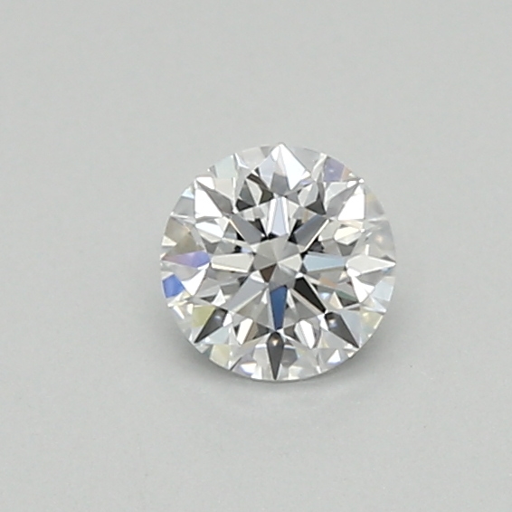 0.32-carat round diamond with E color, null cut, and VS1 clarity.