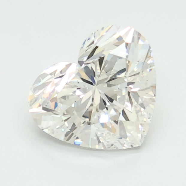 1.5-carat heart diamond with E color, null cut, and VS1 clarity.