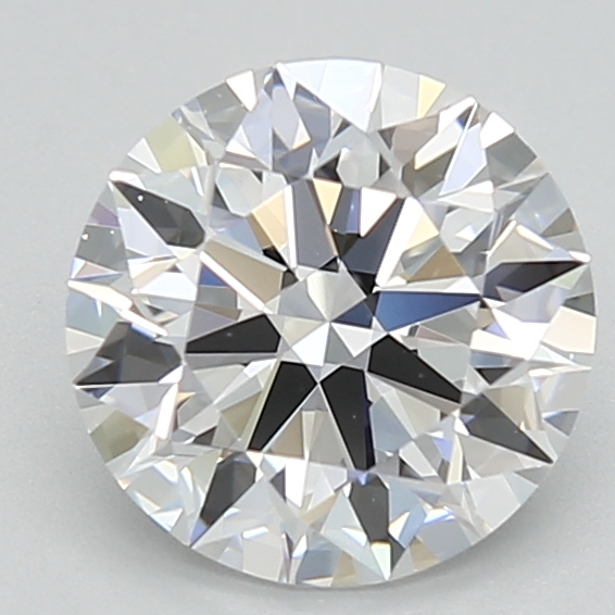 1.56-carat round diamond with E color, null cut, and VS1 clarity.