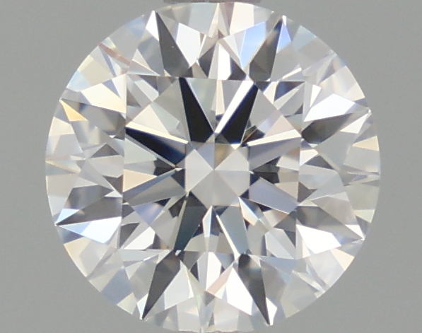 1.54-carat round diamond with E color, null cut, and VVS1 clarity.