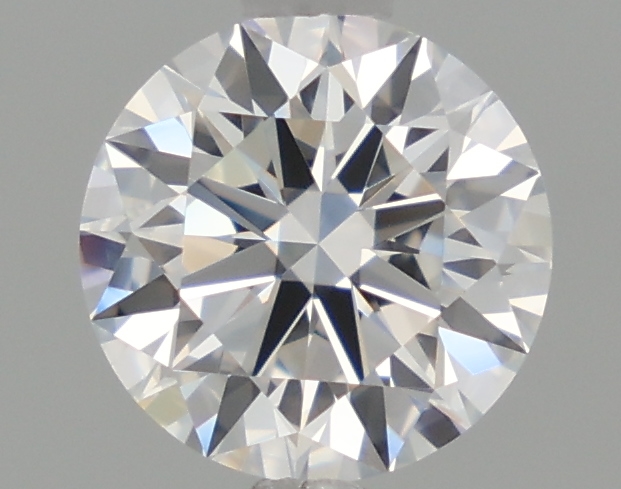 1.53-carat round diamond with D color, null cut, and VVS1 clarity.