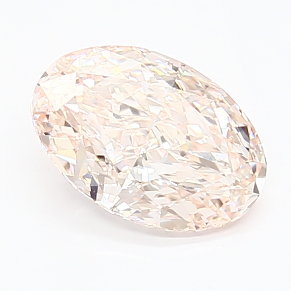 1.33-carat oval diamond with null color, null cut, and VVS2 clarity.