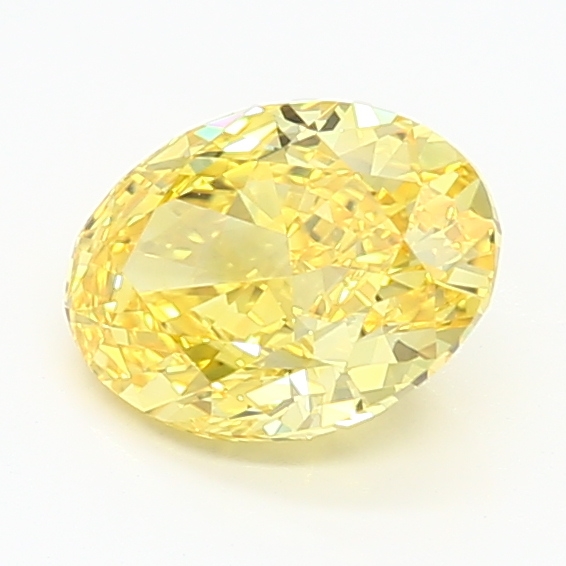 1.39-carat oval diamond with null color, null cut, and VVS2 clarity.
